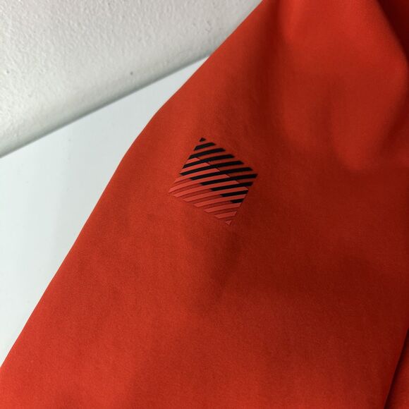 Superdry Jacket Men Large Red Black Zip Up Windbreaker Honeycomb Lined Outdoor - Picture 15 of 16